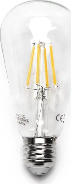 Aigostar Żarówka LED Filament Przezroczysta ST64 E27 8W Żarówka LED Filament Przezroczysta ST64 E27 8W