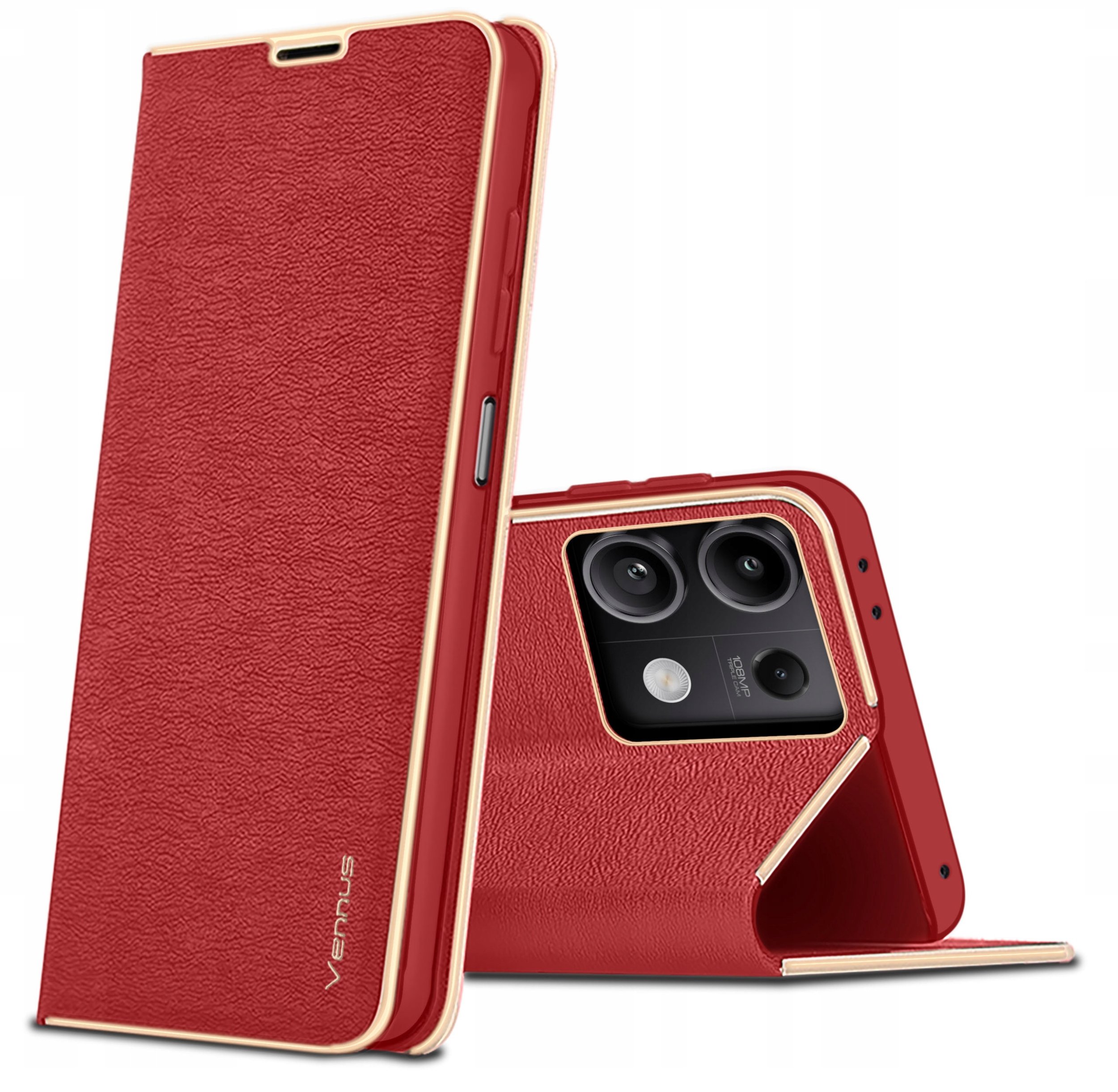 Etui do Xiaomi Redmi Note 13 Pro 5G Case Magnet PORTFEL + Szkło OCHRONNE 9H