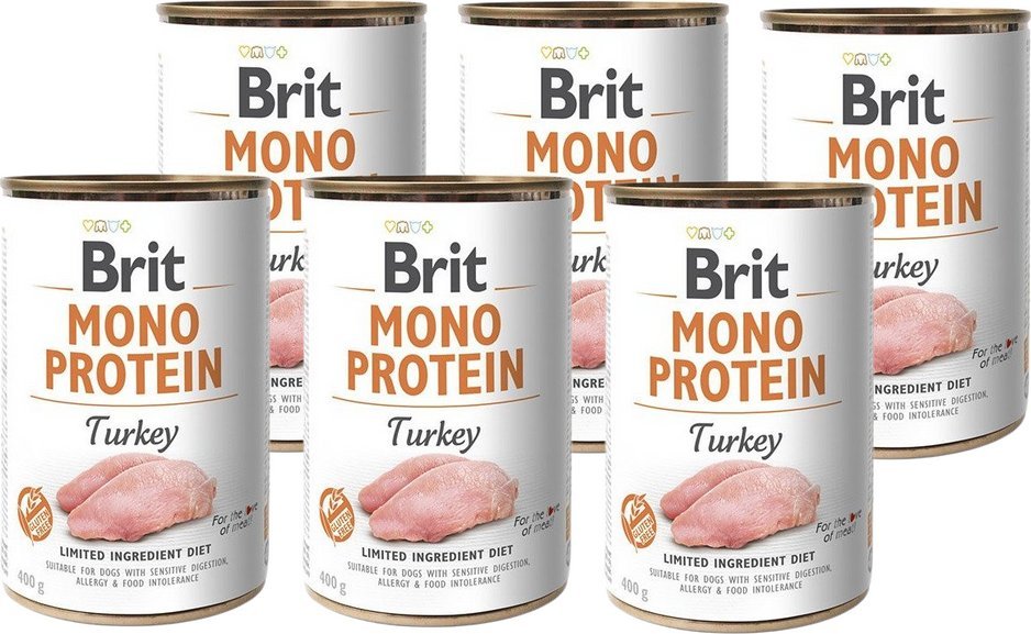 Brit BRIT MONO PROTEIN TURKEY 6x400g