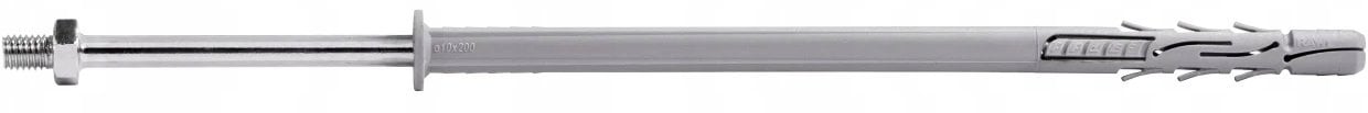 Koelner/Rawlplug Kołek ramowy z kołnierzem do montazu rur spustowych 10x200 mm - 0.025ts