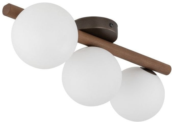 TK Lighting Estera 10269 plafon lampa sufitowa 3x6W G9 orzech/biały