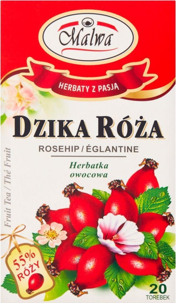 MALWA Malwa Herbatka owocowa dzika róża 40 g (20 x 2 g)