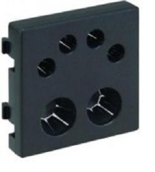 Kontakt-Simon Pokrywa K45 wpustu kabla bezpośrednia szary grafit - K20/14