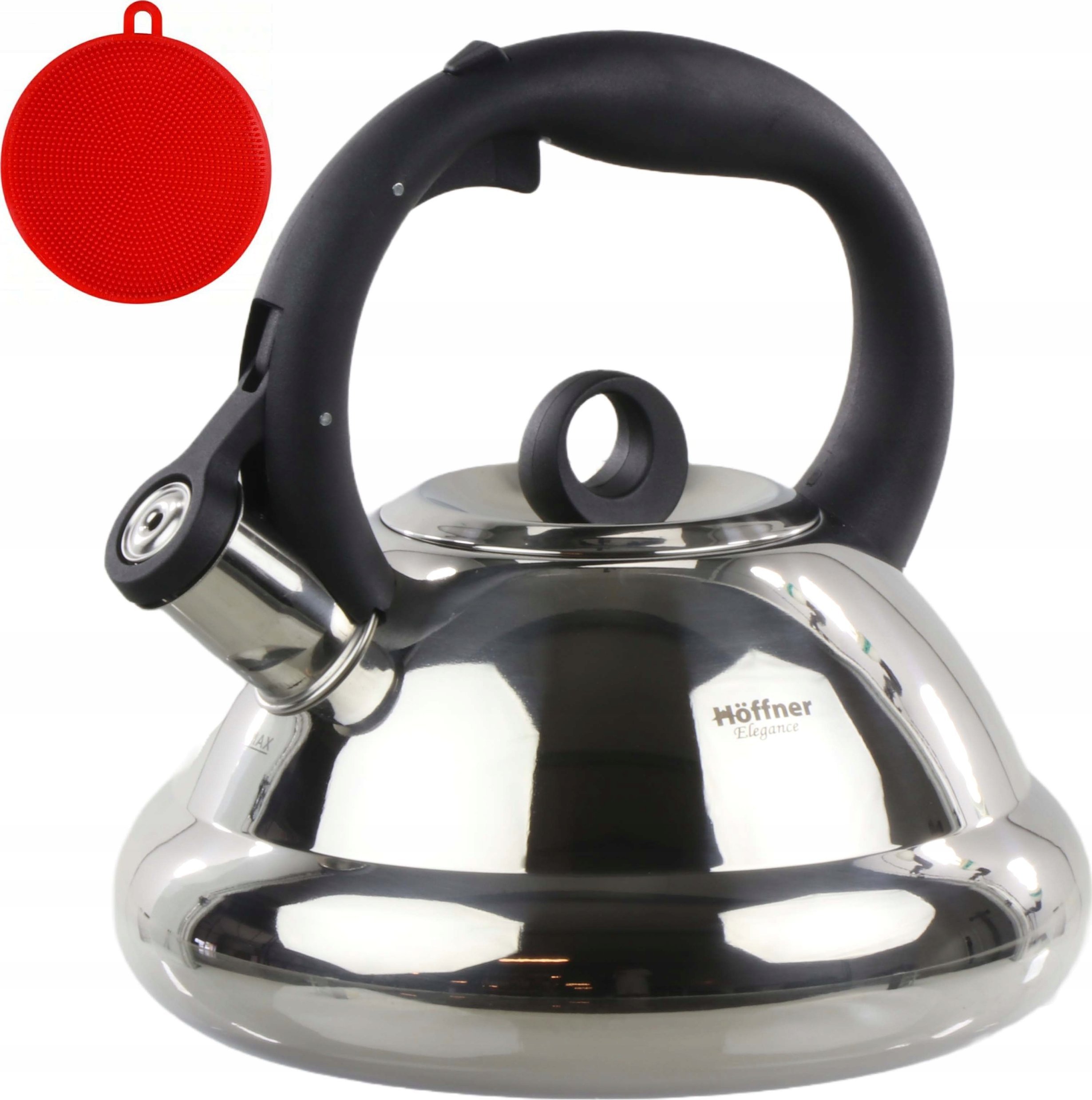 Hoffner Czajnik z Gwizdkiem 3 Litry Indukcja Gaz Stalowy
