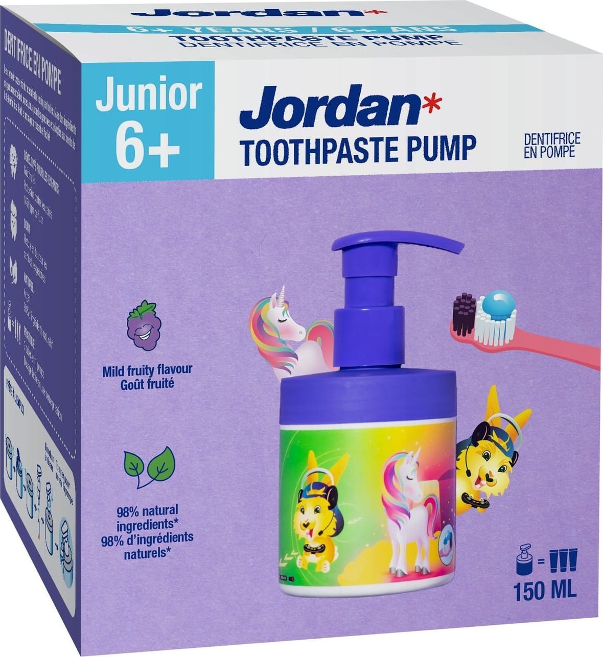 Orkla JORDAN Junior 6+ Pasta do zębów 150 ml