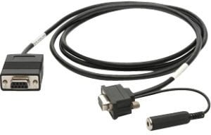 Zebra 25-13227-03R kabel równoległy Czarny 1,83 m DB9