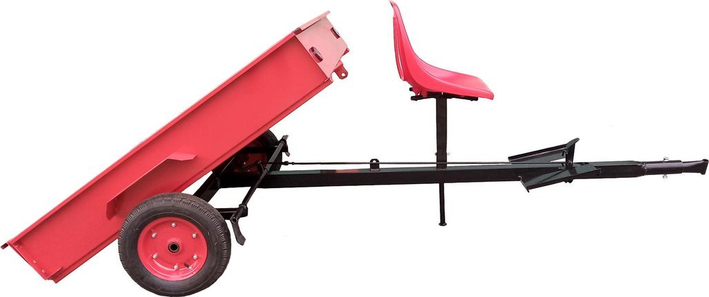 Triunfo PRZYCZEPKA Z SIEDZISKIEM OGRODOWA WOZIDŁO WÓZEK OGRODOWY DO GLEBOGRYZARKI Z UCHWYTEM TYPU "TRIUNFO"