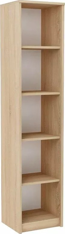 Elior Skandynawski regał do salonu dąb sonoma - Ruler 3X