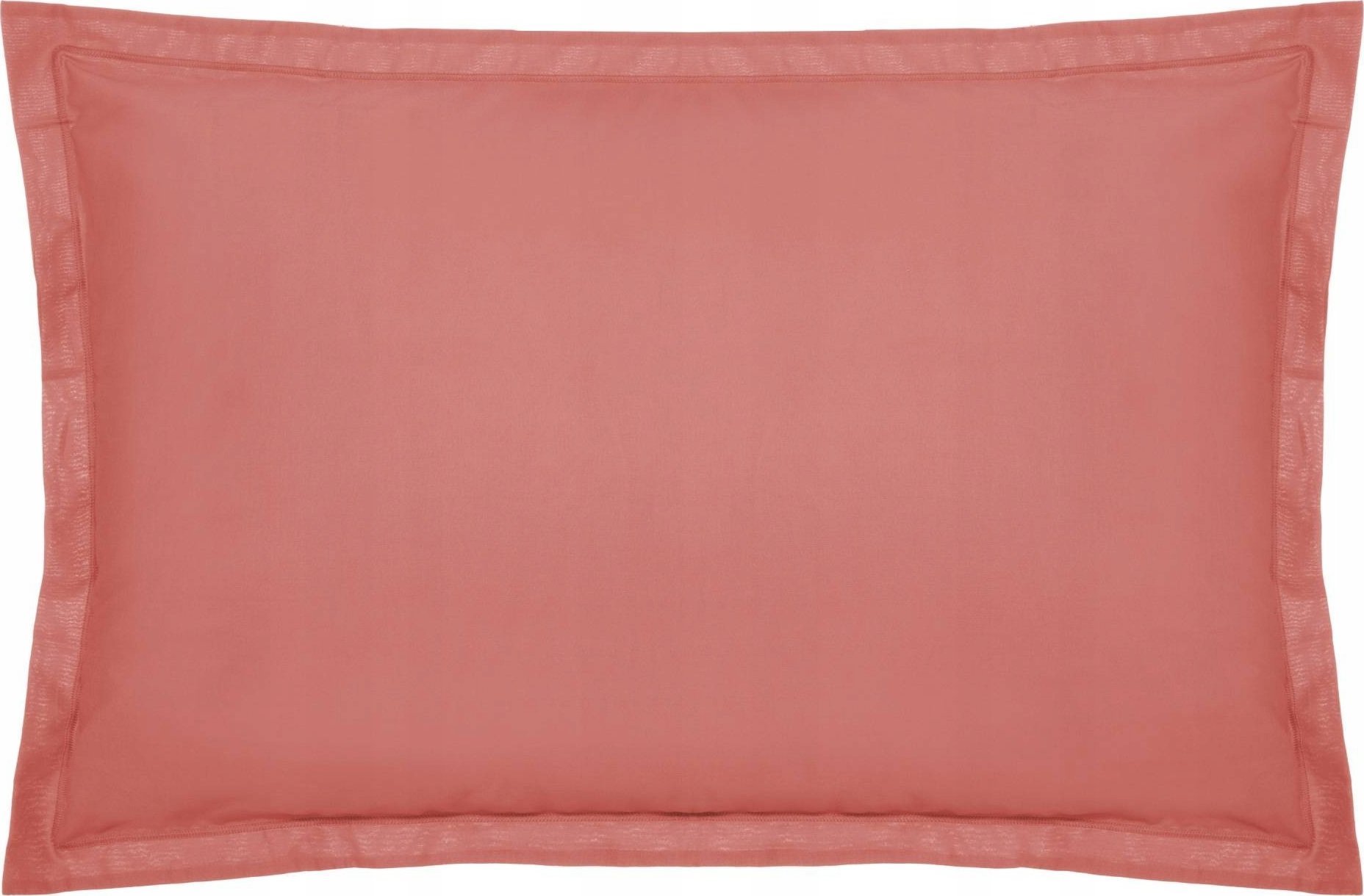 Atmosphera Poszewka na poduszkę z bawełny, 50 x 70 cm, koralowa
