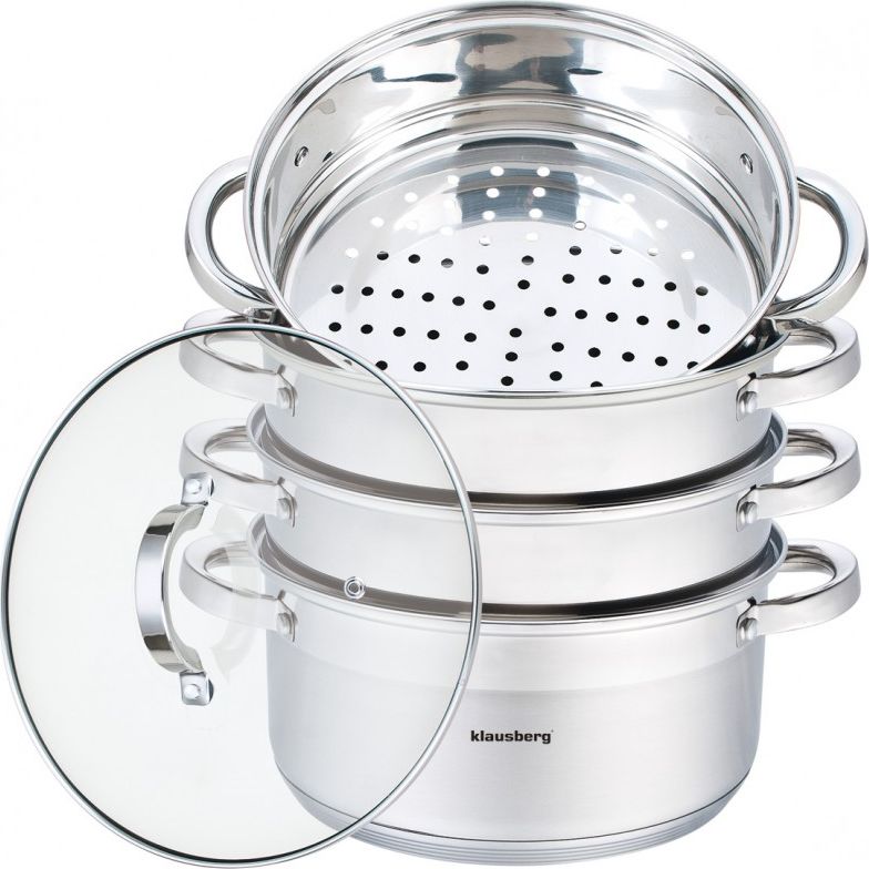 Klausberg GARNKI DO GOTOWANIA NA PARZE 24CM 5 ELE. KLAUSBERG [KB-7146]