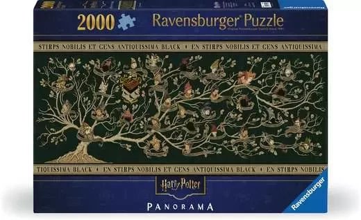Puzzle 2D: Panorama Harry Potter Rodowód 2000el
