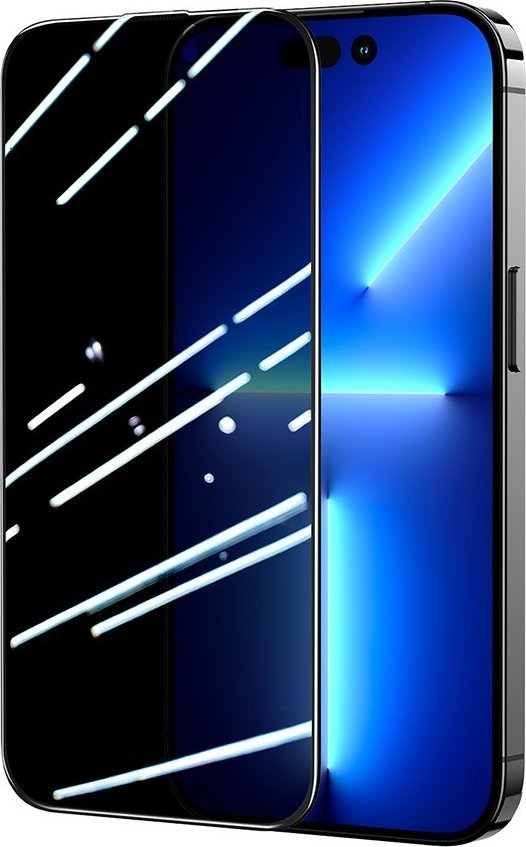 Joyroom Joyroom Knight 2,5D Privacy TG szkło hartowane do iPhone 14 Plus z filtrem Anti-Spy na cały ekran z ramką przezroczysty (JR-P03)