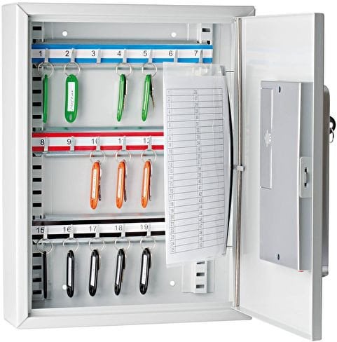 WEDO Schlüsselschrank 24er Zahlenschloss l.grau