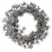 Sirius Home Alfi Wreath, Green, White, AA, 450 mm, 450 mm