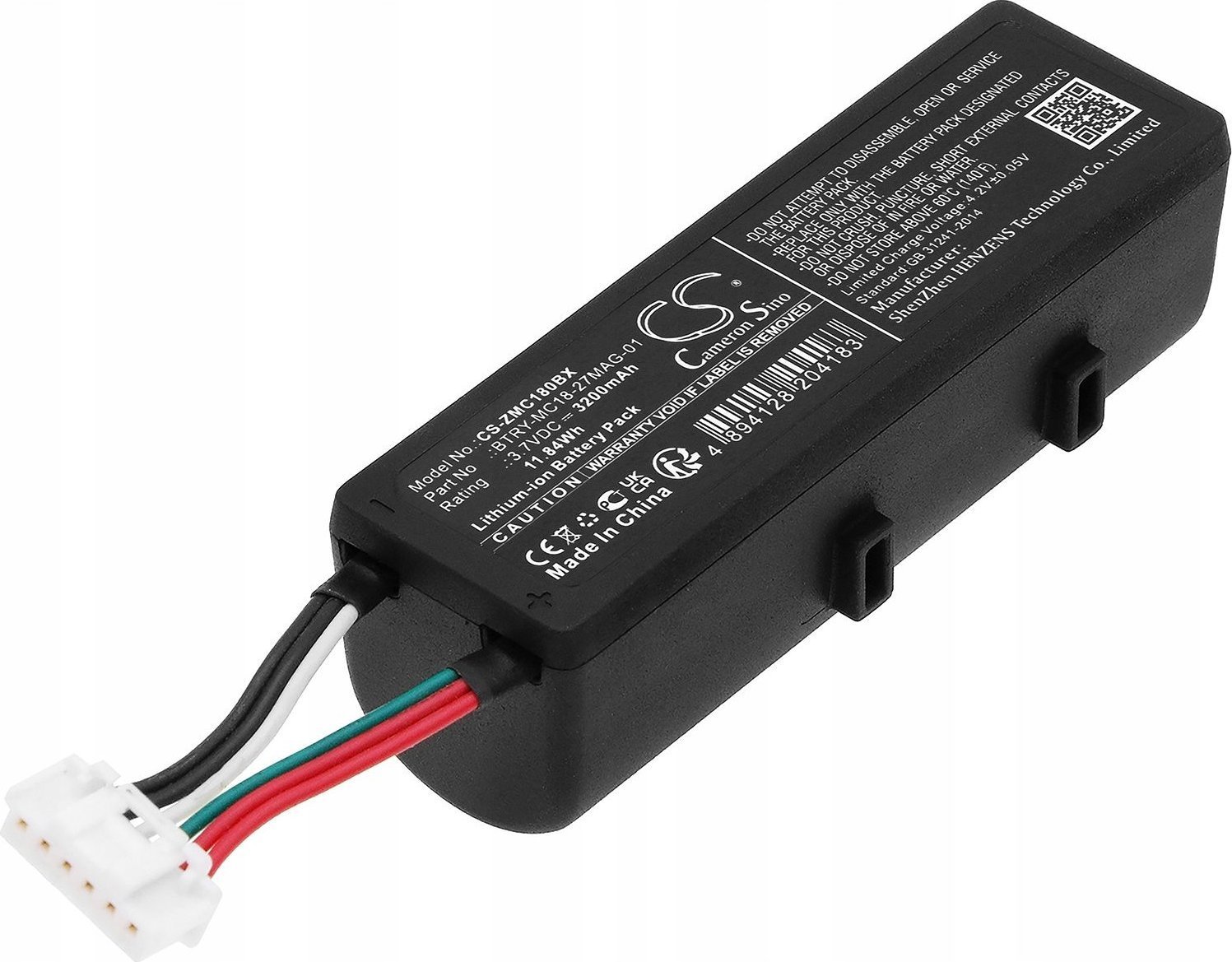 Cameron Sino Akumulator Bateria typu BTRY-MC18-27MAG-01 do drukarki Zebra MC18 MC18N0 / CS-ZMC180BX