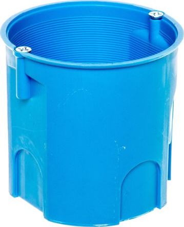 Simet Puszka podtynkowa 60mm głęboka z wkrętami niebieska Z60Dw 34035203 /50szt./