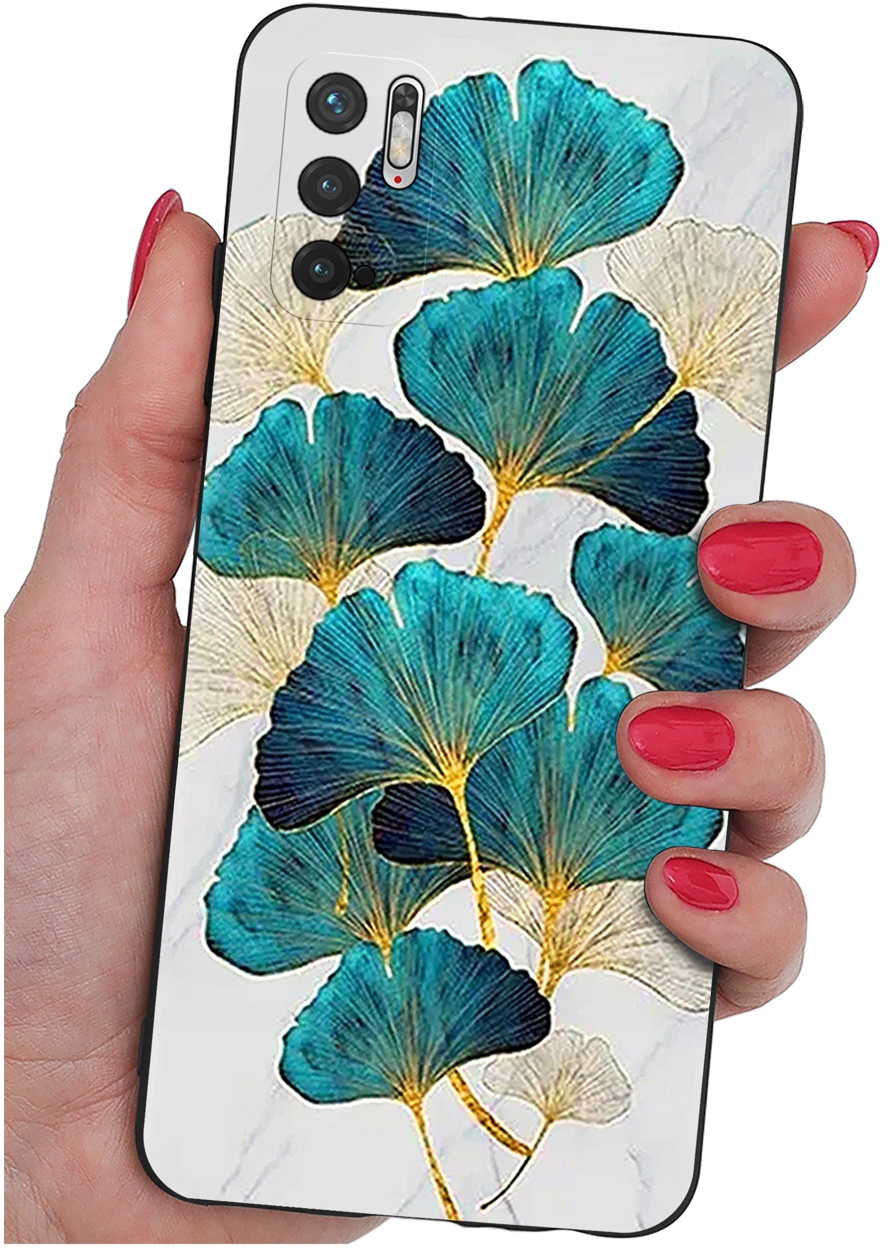 ETUI do Xiaomi Redmi Note 10 5G | WZORY | SILIKONOWE MATT CASE + SZKŁO 9H