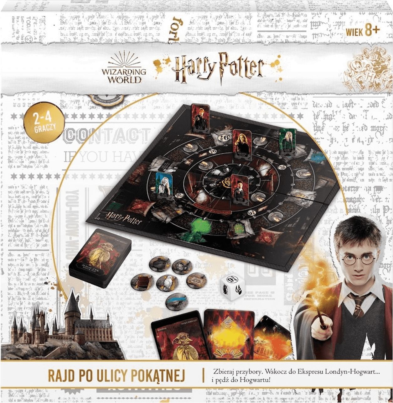 Cartamundi Gra planszowa Harry Potter Rajd po ulicy Pokątnej