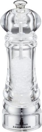 Młynek do przypraw Zassenhaus Młynek Zassenhaus Berlin do soli akrylowy śred. 5,8 cm x 18 cm