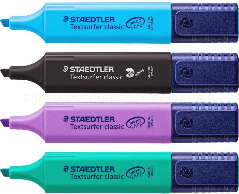 STAEDTLER Textmarker classic cool & cute Design 4er-Set