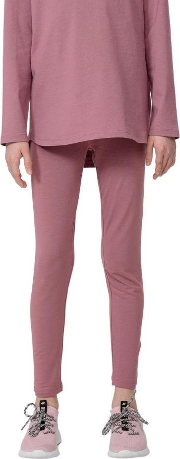 4f Legginsy 4F HJL22-JLEG001 60S HJL22-JLEG001 60S czerwony 164 cm