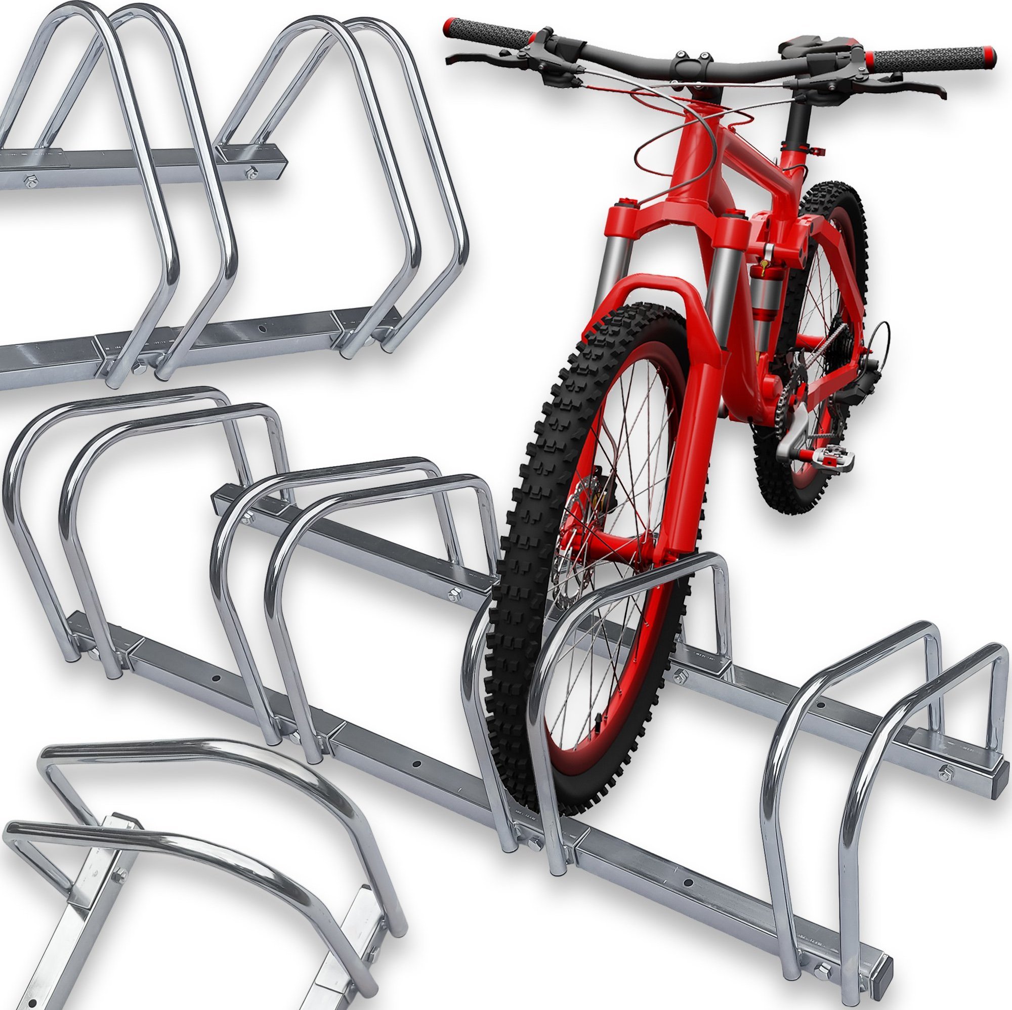 Heckermann Stojak na rower 4 stanowiska Heckermann RC-2832C