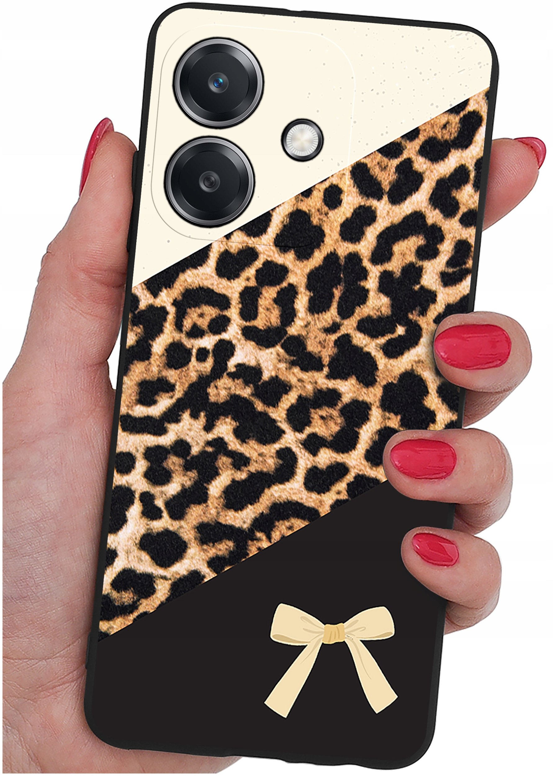 Etui do Oppo A40 | A40M | WZORY | SILIKONOWE MATT SZKŁO 9H