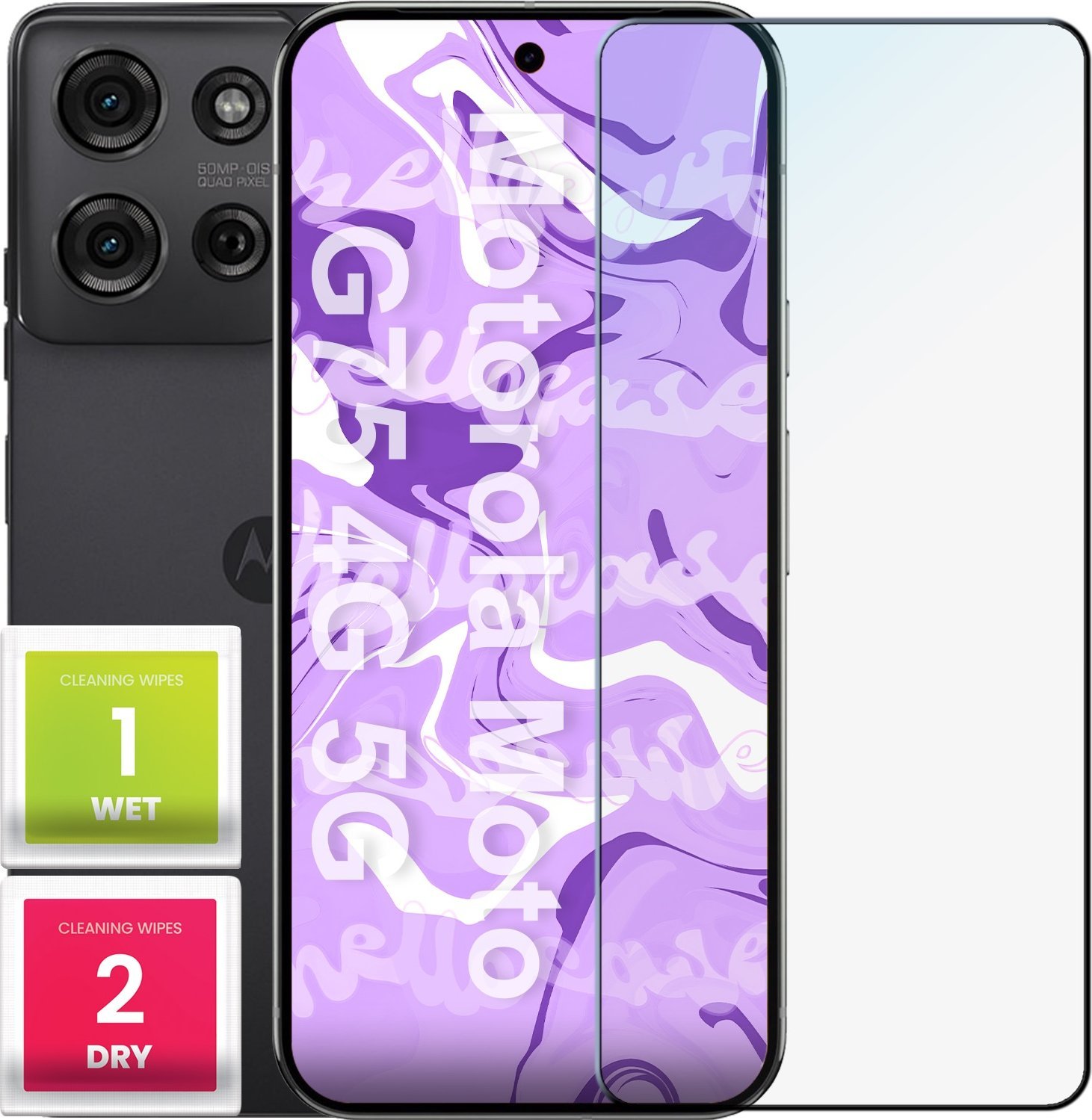 Szkło Hartowane do Motorola Moto G75 5g (szybka 9H, płaskie 2.5D, ochronne)