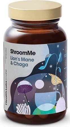 HealthLabs HealthLabs ShroomMe Lion's Mane & Chaga energia i poprawa koncentracji suplement diety 90 porcji