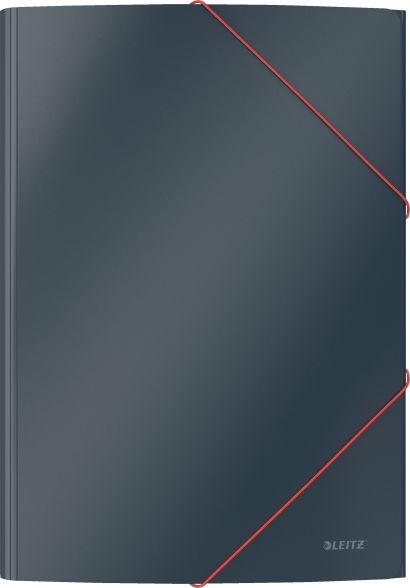 Leitz Teczka kartonowa z gumką Leitz Cosy, A4, szara 30020089