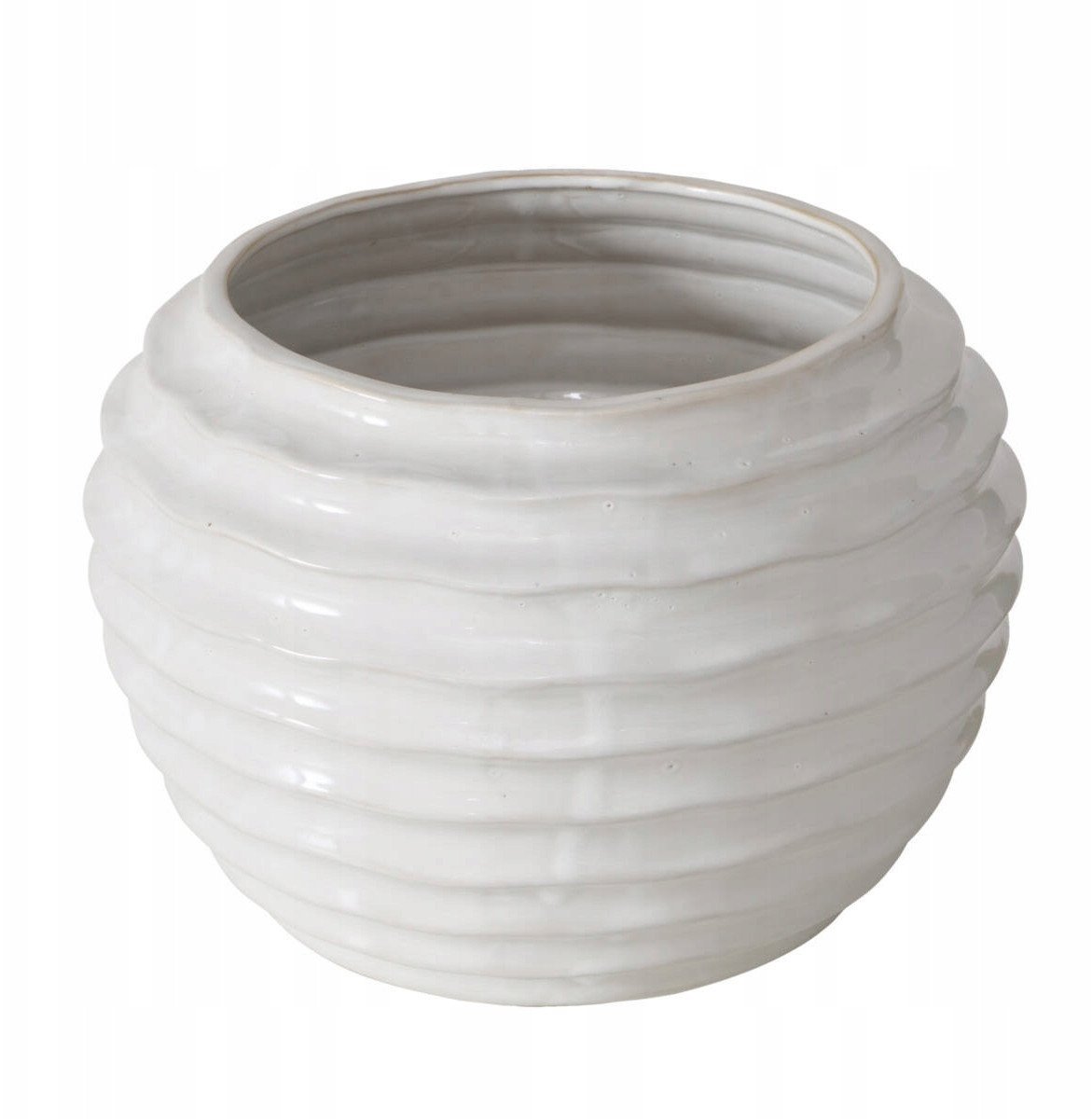 Pękaty wazon ceramiczny NANNY, Ø 17 cm