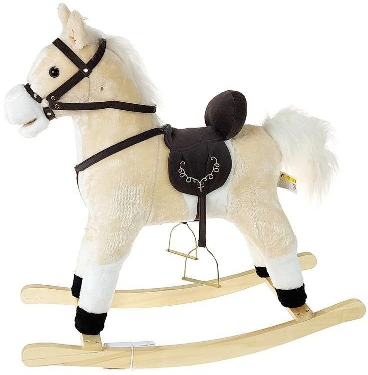 Koń na biegunach z dźwiękiem