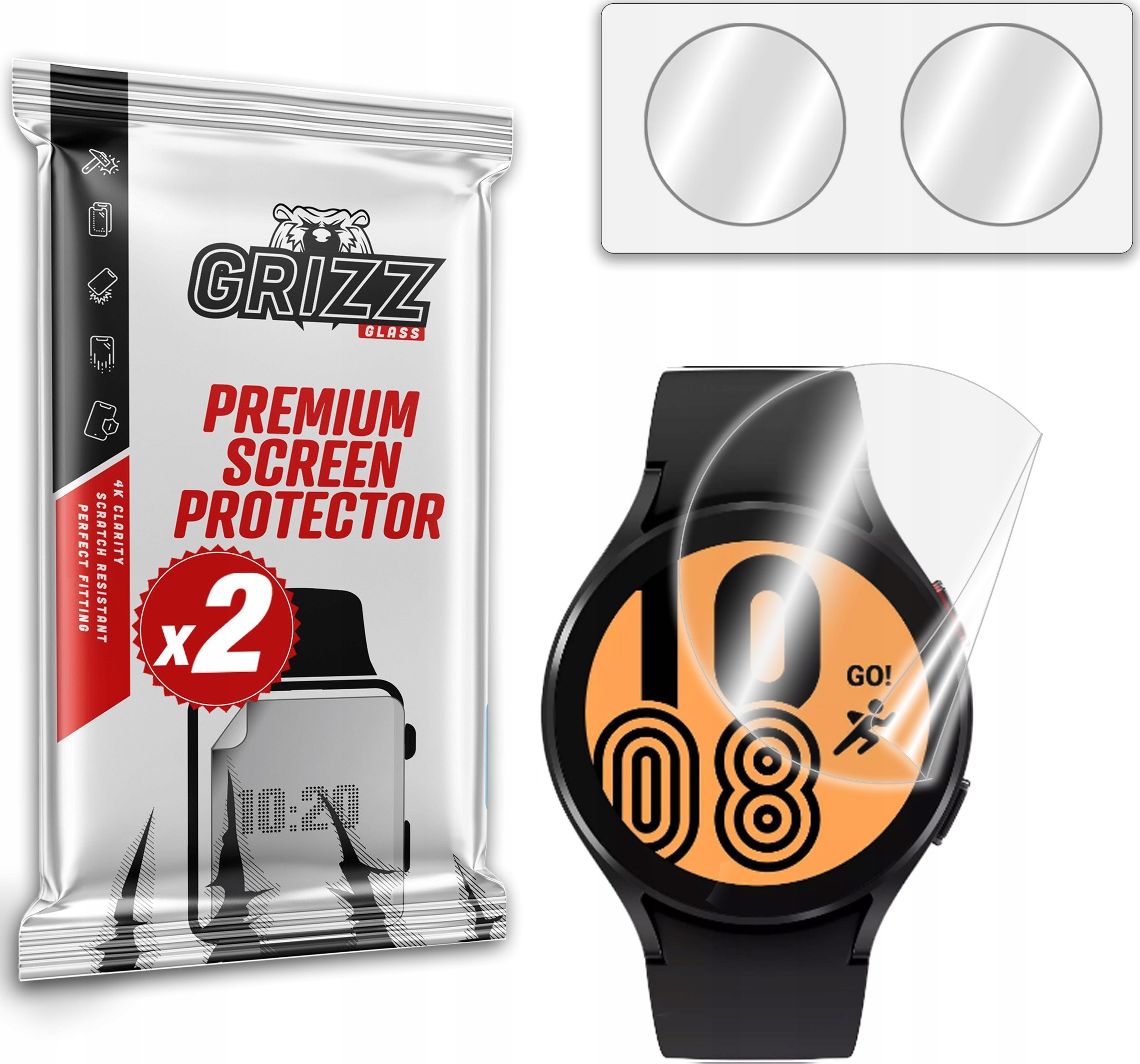 GrizzGlass Folia ceramiczna Grizz CeramicFilm Samsung Galaxy Watch 4 40 mm