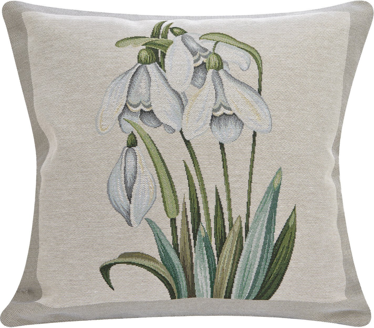 Poszewka dekoracyjna 45x45 cm Duże Przebiśniegi 1300A