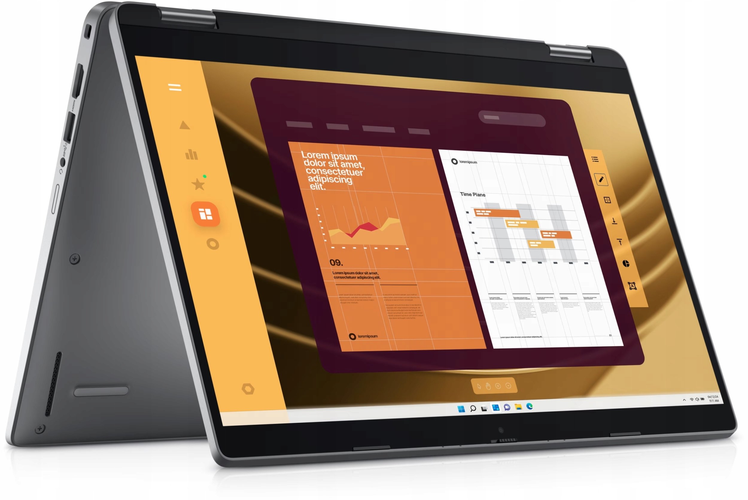 Laptop Dell Latitude 13 5350 2w1 Ultra 5 135U 32GB 2TB SSD FHD x360 11Prof