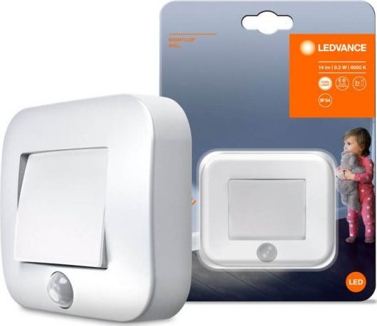 Lampka wtykowa do gniazdka Osram LEDVANCE Lampka Nocna LED na BATERIE Czujnik Ruchu