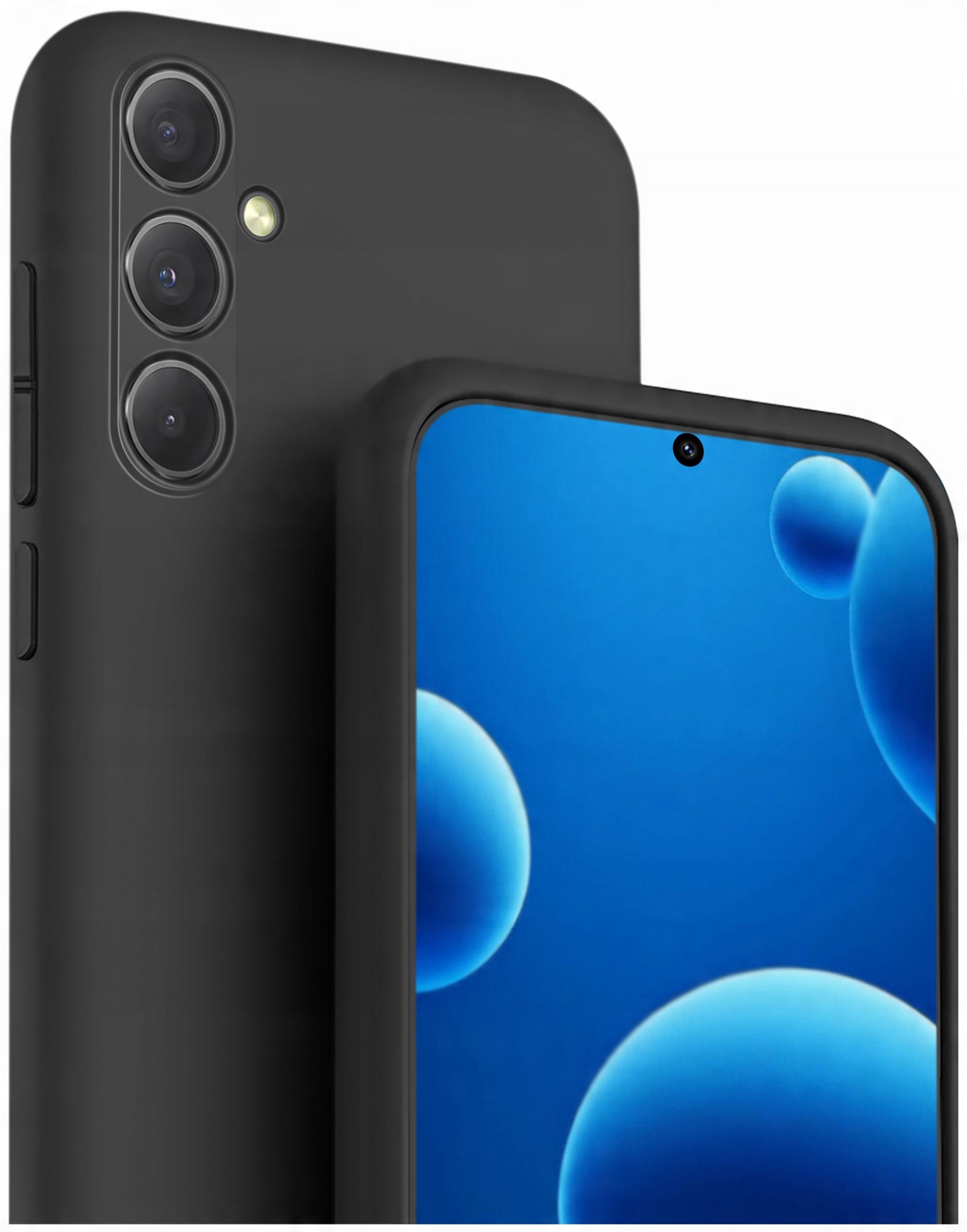 Etui do Samsung A56 5G CASE Silicone ELASTYCZNE + Szkło OCHRONNE 9H