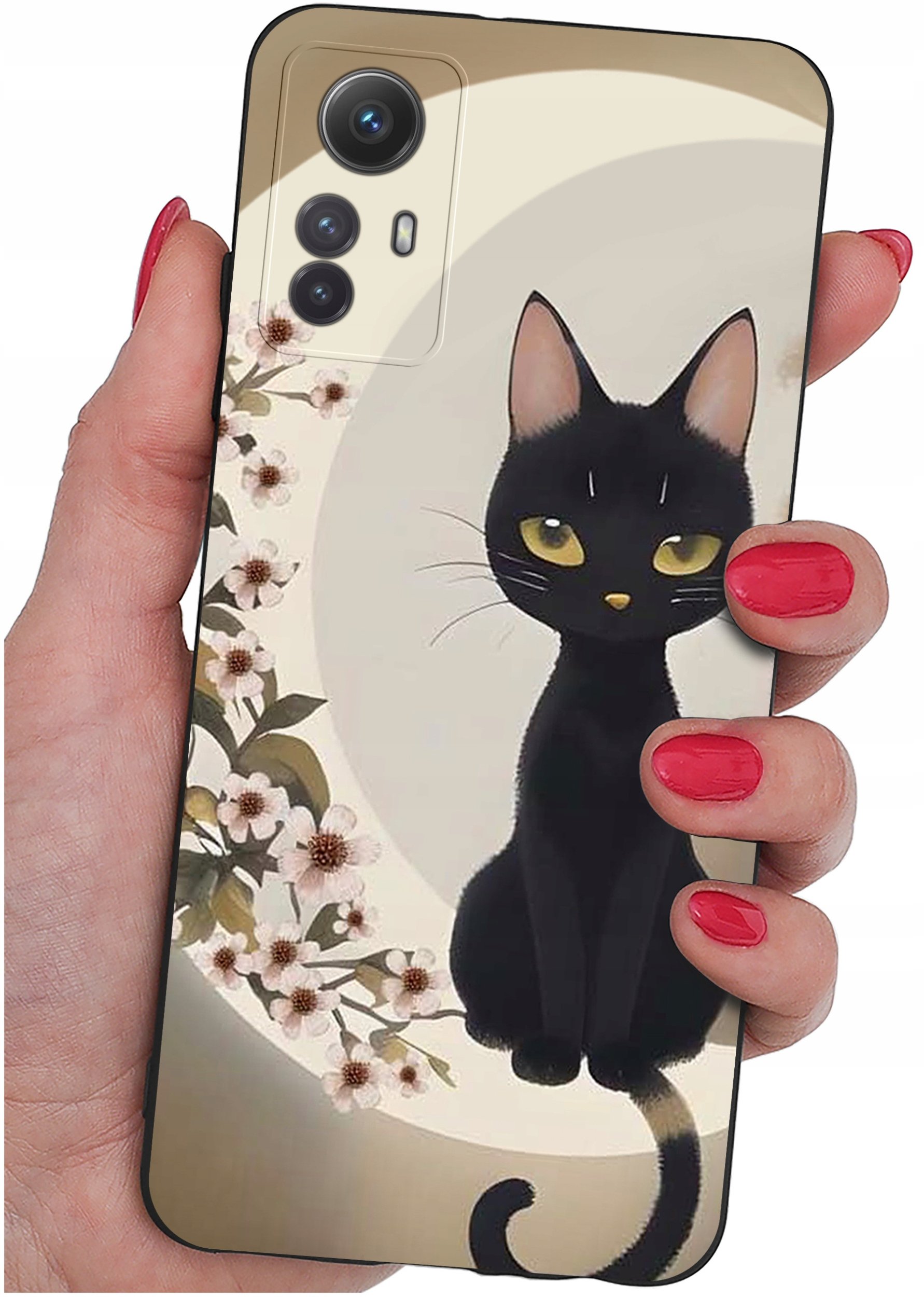 ETUI do Xiaomi Redmi Note 12S | WZORY | SILIKONOWE MATT CASE + SZKŁO 9H