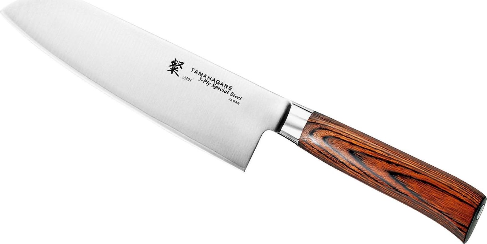 Tamahagene Nóż kuchenny Tamahagane San Santoku 17,5 cm SN-1114 uniwersalny