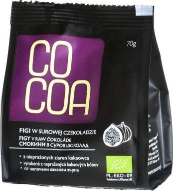 Cocoa FIGI W SUROWEJ CZEKOLADZIE BIO* 70 g - COCOA