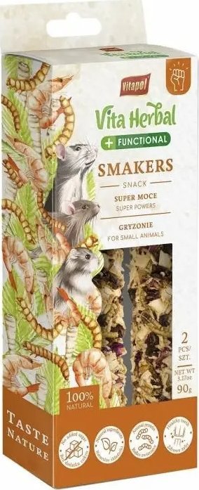 Vitapol Vita Herbal Functional Smakers Kolby dla Gryzoni Moc