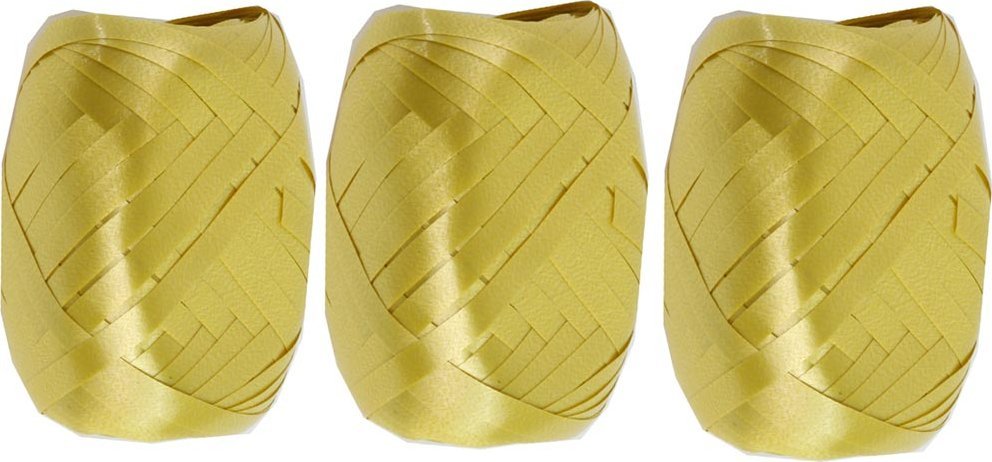 Fastima Tasiemka wstążka metalizowana Złota 3x20m W22