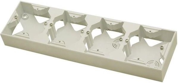 Ospel Puszka natynkowa Impresja 4-krotna ecru (PNP-4Y/27)