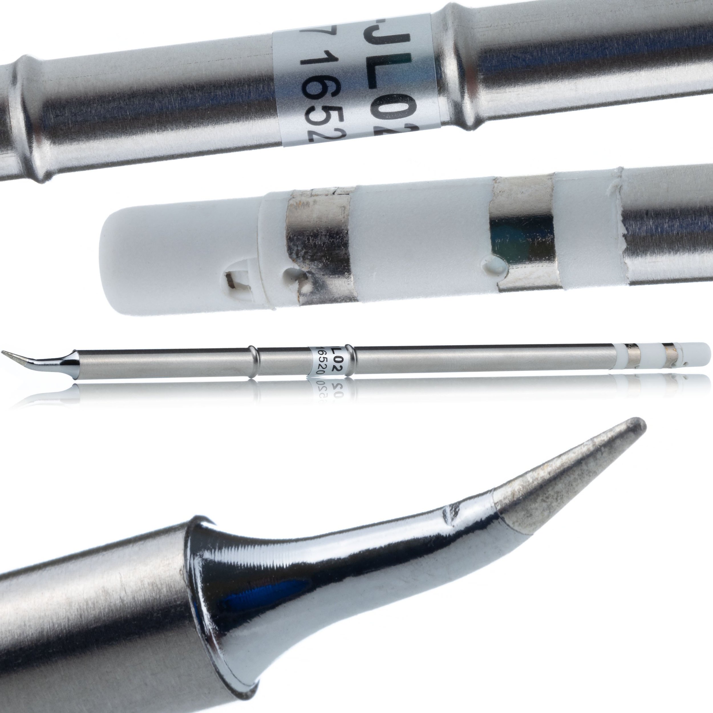 Rosfix GROT LUTOWNICZY T12-JS02 ZAGIĘTY WBUDOWANA GRZAŁKA STACJA T12 ROSFIX HAKKO