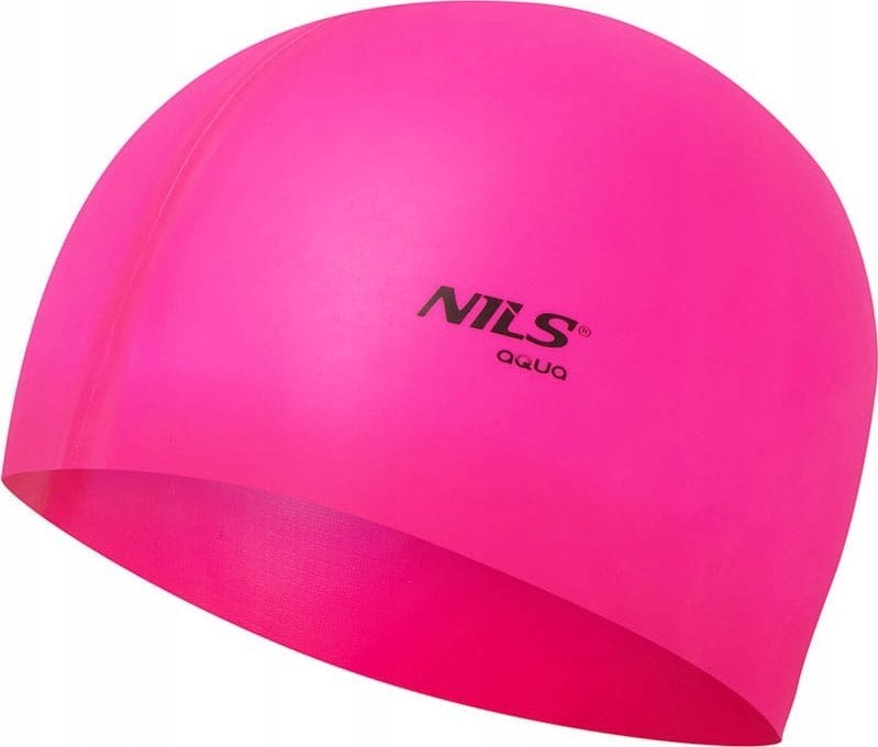 Nils Extreme NQC JEDNOKOLOROWY PK01 RÓŻOWY CZEPEK SILIKONOWY NILS AQUA