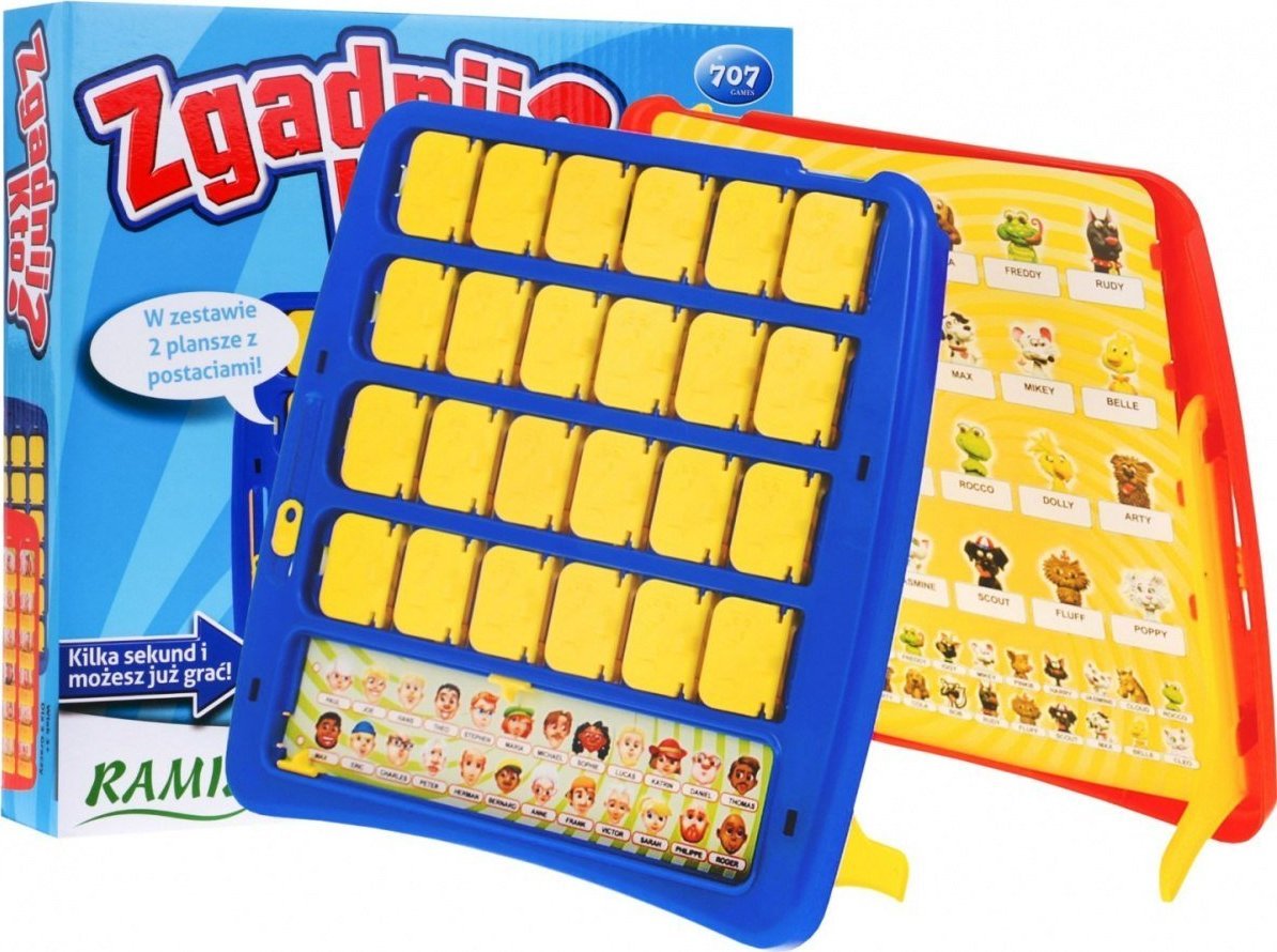 Ramiz GRA LOGICZNA TOWARZYSKA RODZINNA ZGADNIJ KTO ?