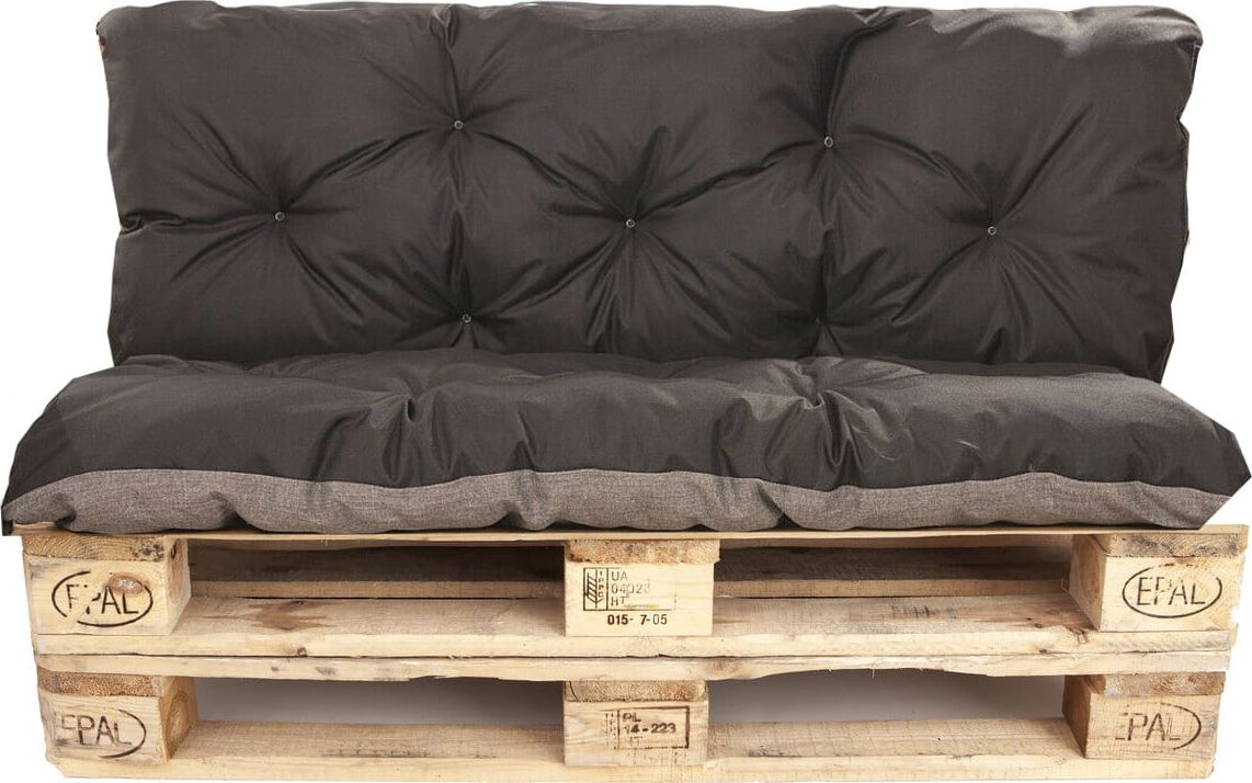 Setgarden Poduszki na palety | zestaw poduszek 120x60/60cm | poduszki na ławkę | huśtawkę