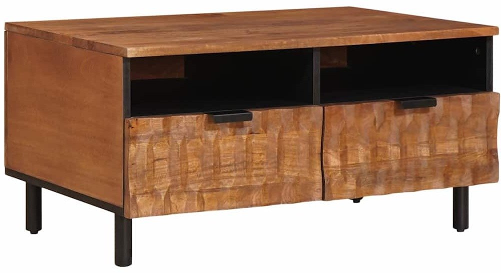 vidaXL Stolik kawowy z szufladą Brązowy 80 x 54 x 40 cm Drewno mango