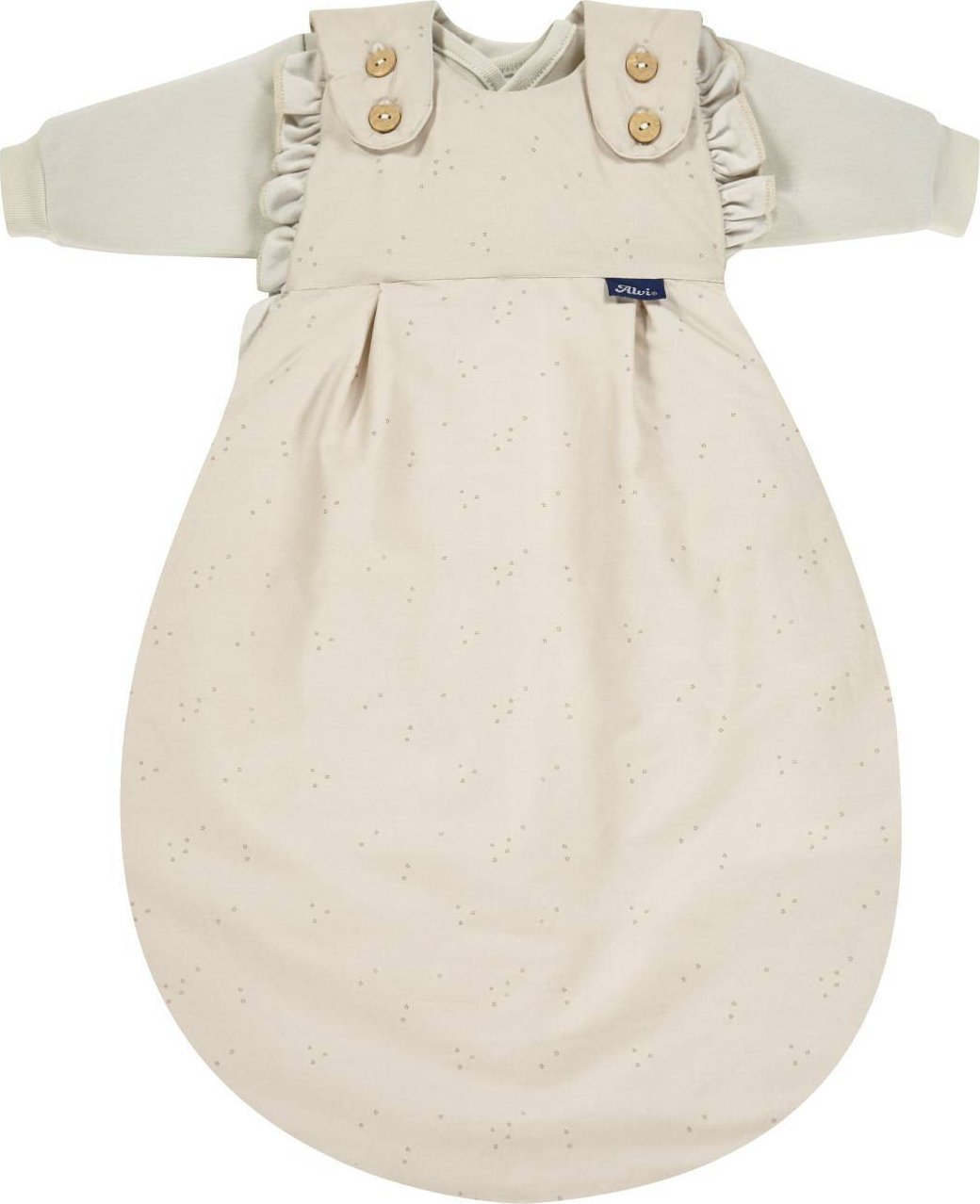 Alvi ALVI Baby-Mäxchen, Śpiworek 3-częściowy Volant 50/56