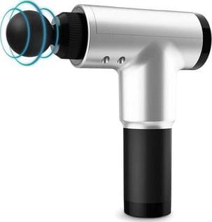 Masażer Platinet PLATINET PISTOLET WIBRACYJNY DO MASAŻU / PLATINET MASSAGE GUN 1500mAh, 3200rpm, 4 massage tips[45619]